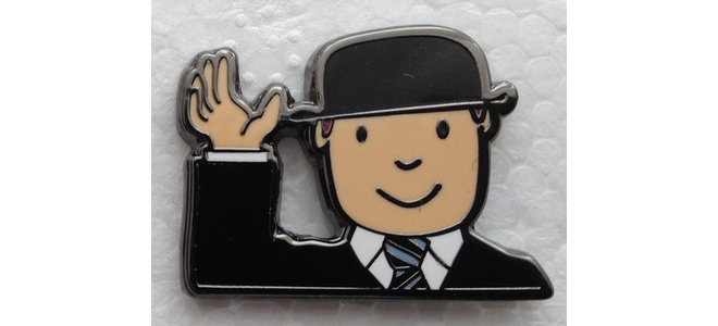 Mr Benn Bowler Hat Pin