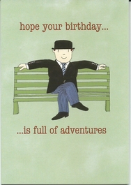 Mr Benn Adventure Birthday Card