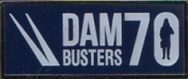 Official Dambusters 70th Anniversary Logo Pin