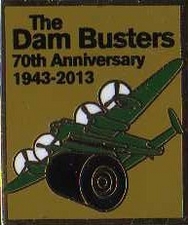 Official Dambusters Lancaster Bomber Pin
