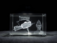 Thunderbird Five Laser Etched 3D Glass Crystal