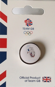 Team GB Pride Mascot - Diving Pictogram Pin