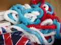 Red White And Blue Hawaiian Garlands (12's)