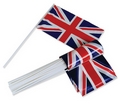 Union Jack Hand Held Flags (Pack of 50)
