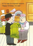 Mr Benn Shop Birthday Card