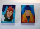 Mikeala And Petra Winter Olympic Pins