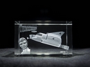 Thunderbird Four Laser Etched 3D Glass Crystal