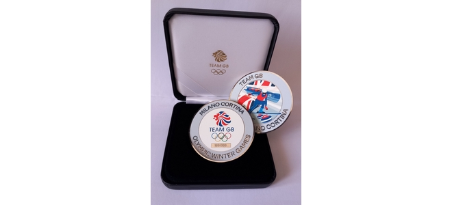 Team GB Milano Cortina Olympic Coin