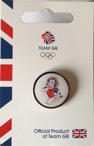 Team GB Pride Mascot - Rugby Pictogram Pin