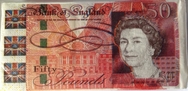 Novelty 50 Note Design 3 Ply Paper Napkins - Pack of 12