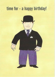 Mr Benn Time For A Happy Birthday card