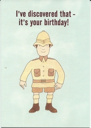 Mr Benn Hunter Birthday Card