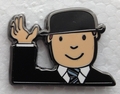 Mr Benn Bowler Hat Pin