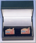 Official RAF Red Arrows Gold Plated Cufflinks