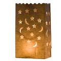 Garden Star And Moon Tea Light Bags (Pack of Ten)