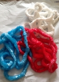 Red White And Blue Hawaiian Garlands (12's)