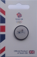 Team GB Pride Mascot - Swimming Pictogram Pin