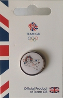 Official Team GB Pride Mascot Handball Pin