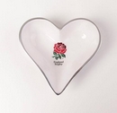 England Rugby Heart Dish