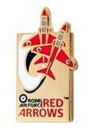 Red Arrows 50th Season Swoosh Pin