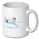 Team GB Mascot Swimming Mug