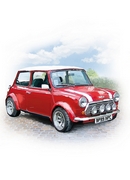 Classic British Cars Birthday Cards (Pack Of 2)