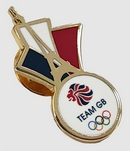 Team GB Paris Eiffel Tower Pin