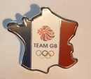 Team GB France Map Pin